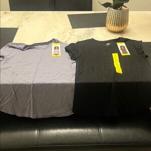 Felina Lavender and Black T-Shirts